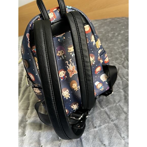 Stranger Things Loungefly Chibi Characters Forest Mini Backpack ACTUAL BAG main image 8